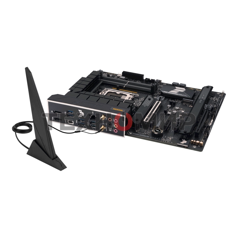 Материнская плата ASUS TUF GAMING H770-PRO WIFI, LGA 1700, Intel H770, 4xDDR5, 4xSATA, 4xM.2, 1xPCIe 5.0 x16, 1xPCIe 4.0 x4, 2xUSB-A 3.2 Gen 2, 4xUSB-A 3.2 Gen 1, 1xUSB-C 3.2 Gen 2x2, 1x2.5Gb LAN, 5x3.5 мм, 7.1, Standard-ATX