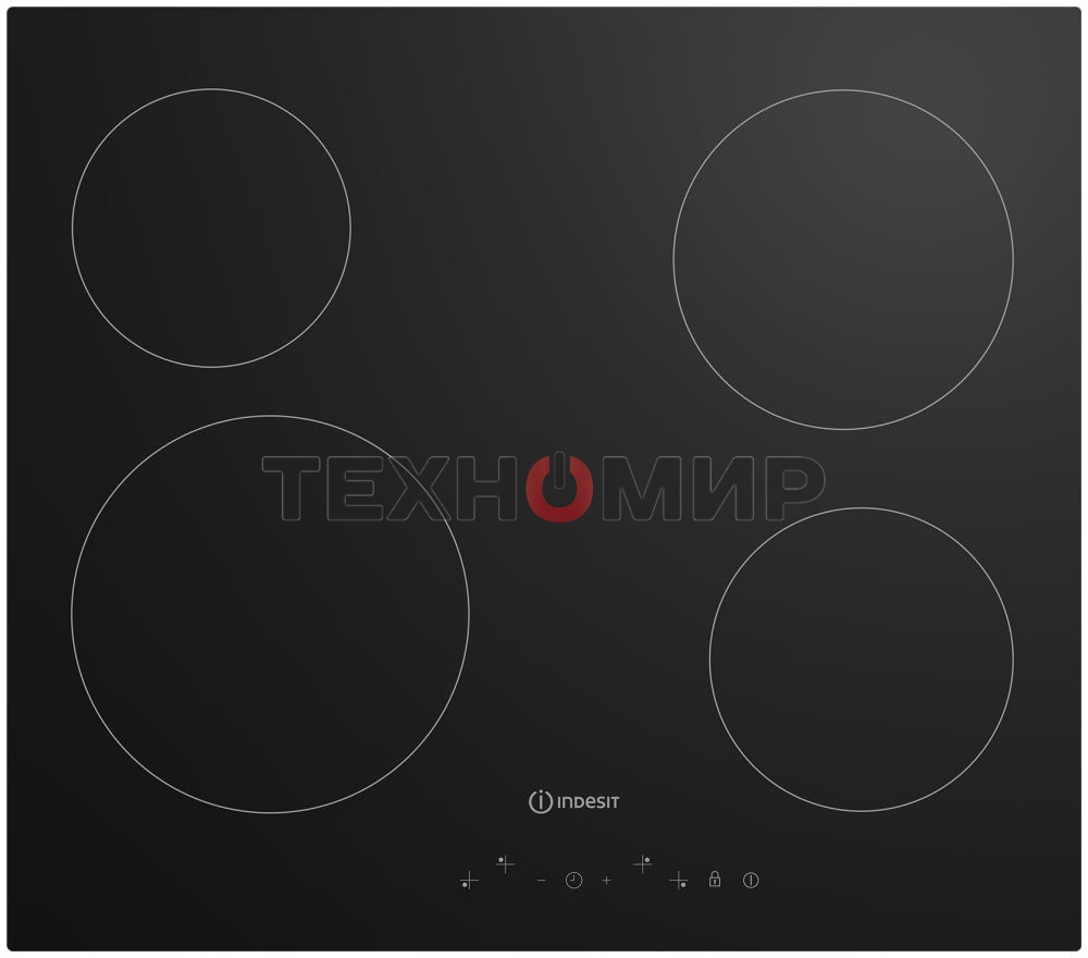 Электрическая варочная панель Indesit IRT 160, независимая, черный