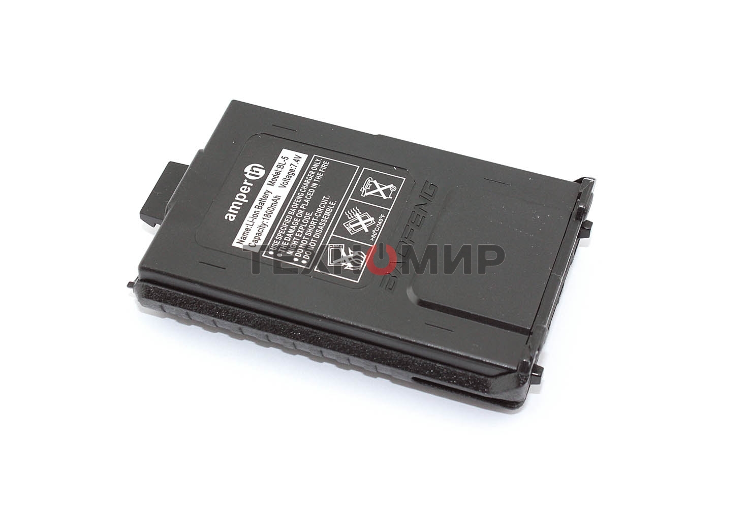 Аккумулятор Amperin для Baofeng UV-5R (BL-5L) 1800 mAh 7.4V li-ion