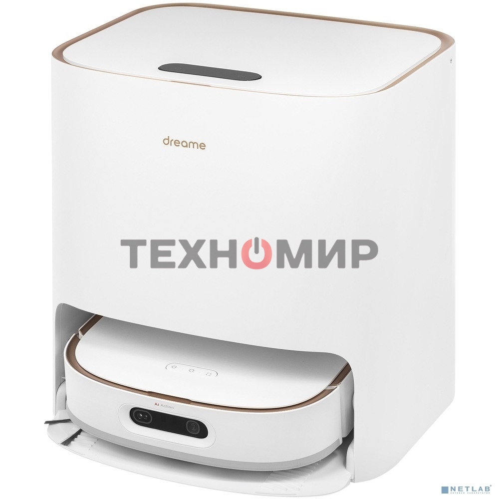 Робот-пылесос Dreame RLS6TAC W10 Pro белый, 55 Вт, 6400 мА·ч Li-Ion, уборка сухая/влажная, пылесборник контейнер 0.45 л