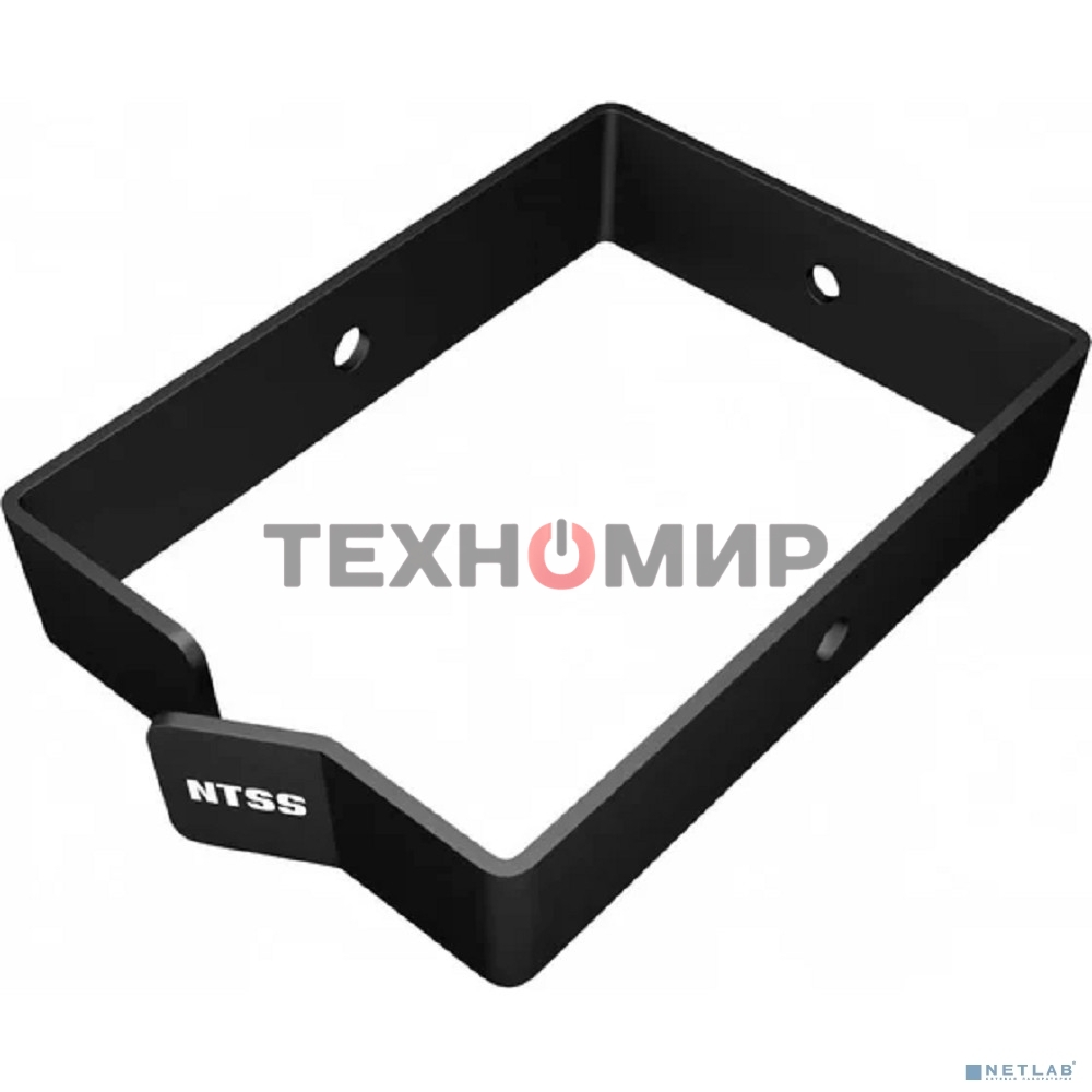 Кабельный органайзер Горизонтальный NTSS NTSS-ORGR-90Х60-BL односторонний кольца