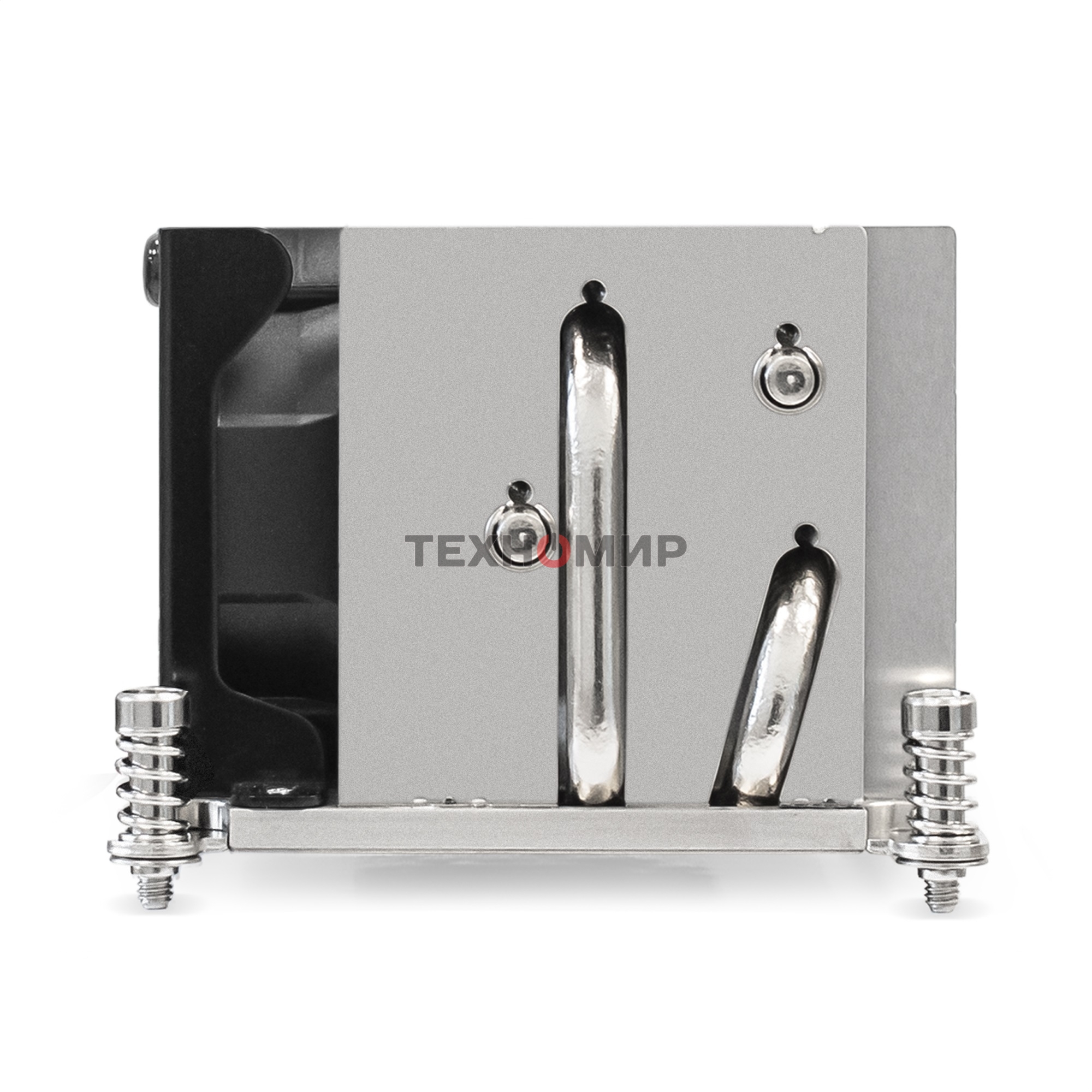 Кулер для процессора ExeGate ESNK-P0048AP4.PWM.2U.2011.Cu серебристый, 60 мм, алюминий/медь, 6800 об/мин, 52 дБ, 4 pin, 135 Вт, 64.5 мм