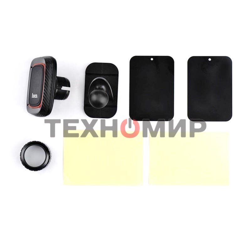 Автомобильный держатель для смартфона Hoco CA24, торпедо, магнитный, черный