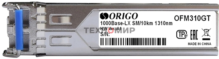 Трансивер Origo OFM310GT, оптич. SM 1 Гбит/с Tx:1310нм до 10км
