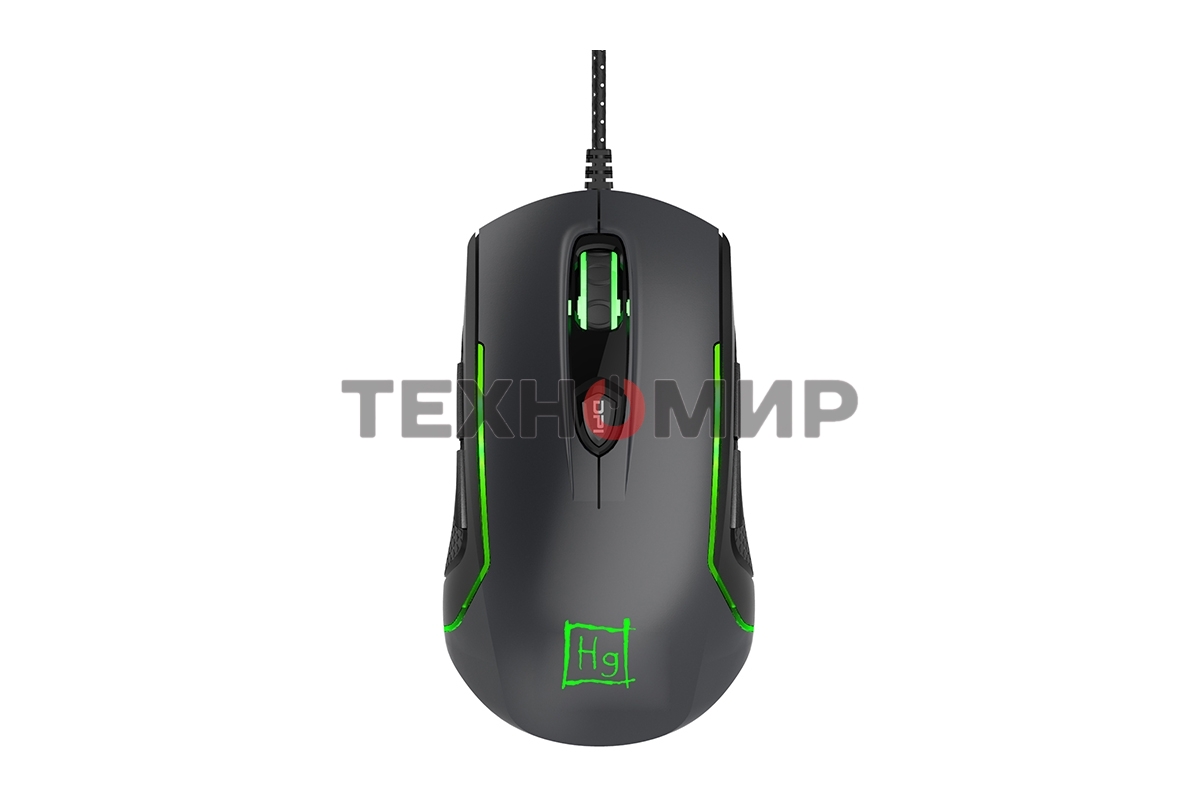 Мышь проводная Harper Gaming Kickback GM-P05 черный, 10000 dpi, USB, кнопки - 8