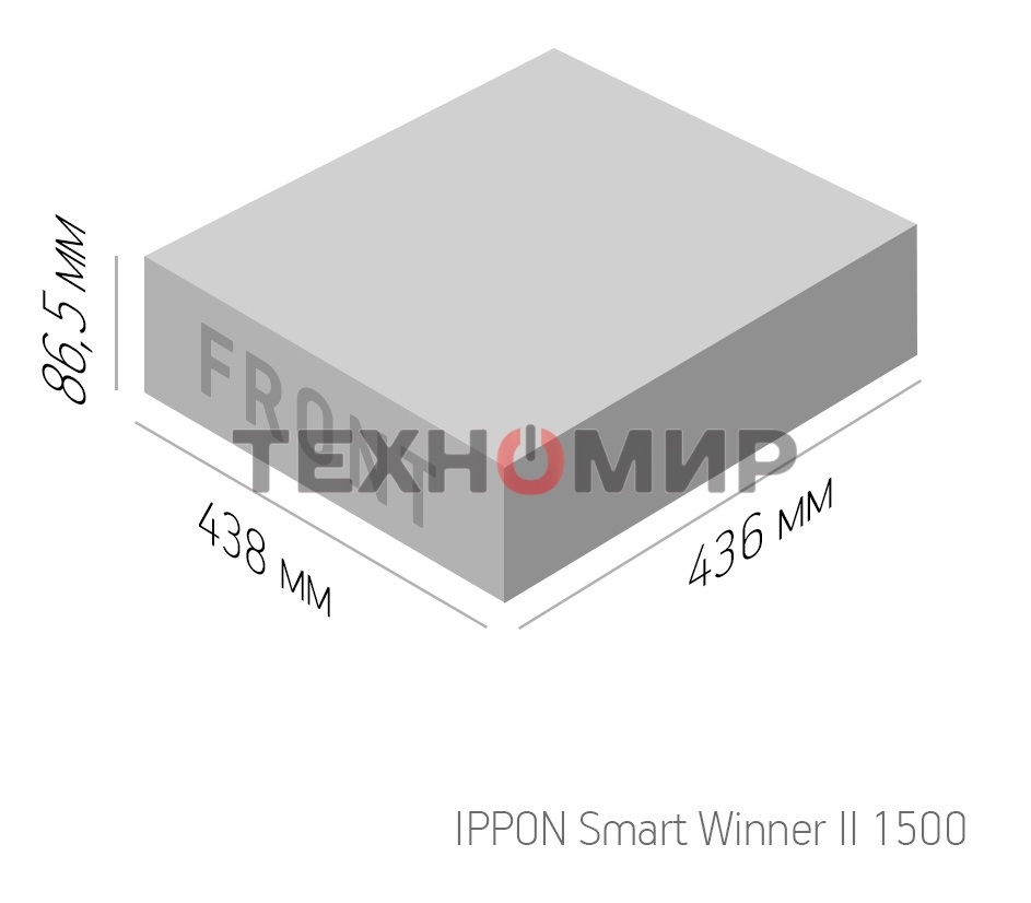 Источник бесперебойного питания Ippon Smart Winner II 1500 1350Вт 1500ВА черный