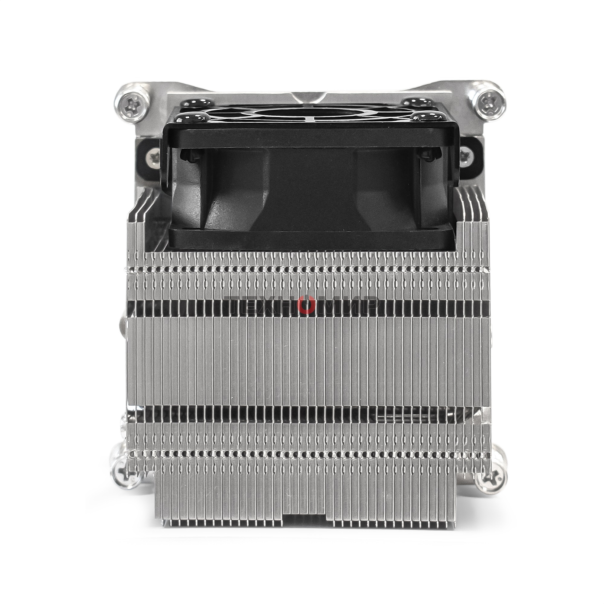 Кулер для процессора ExeGate ESNK-P0048AP4.PWM.2U.2011.Cu серебристый, 60 мм, алюминий/медь, 6800 об/мин, 52 дБ, 4 pin, 135 Вт, 64.5 мм