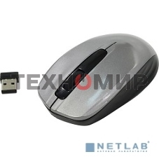 Мышь беспроводная Oklick 475MW черный/серый, 1200 dpi, радиоканал, USB, кнопки - 3