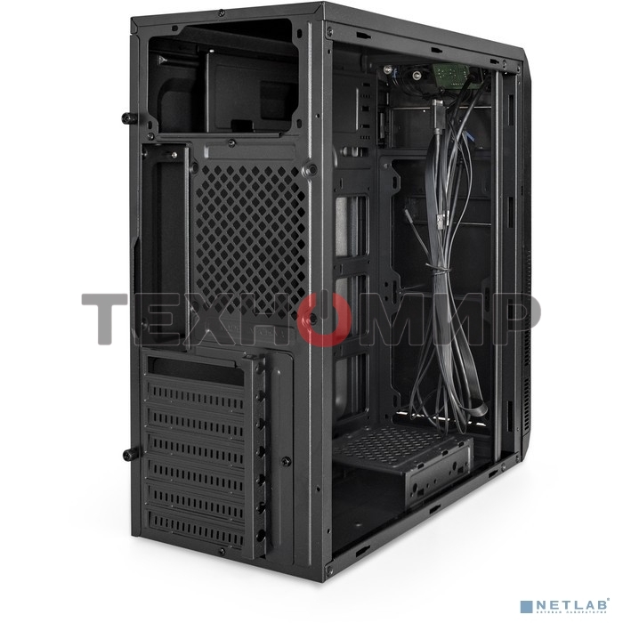 Компьютерный корпус Miditower ExeGate XP-334UC-XP500 (ATX, XP500 с вент. 12см, 1хUSB/1хUSB 3.0/1хTypeC, аудио, черный)