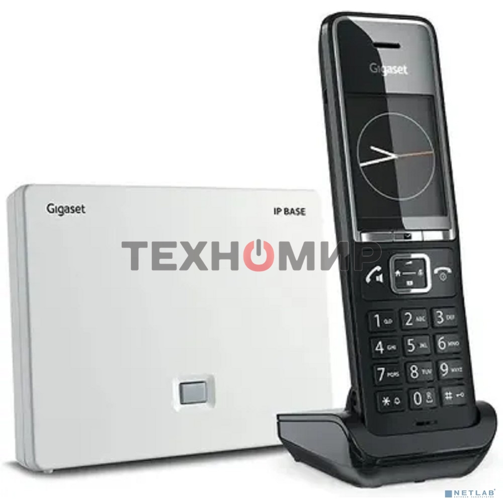 Телефон IP Gigaset Comfort 550A IP BASE Rus черный (S30852-H3037-R104)