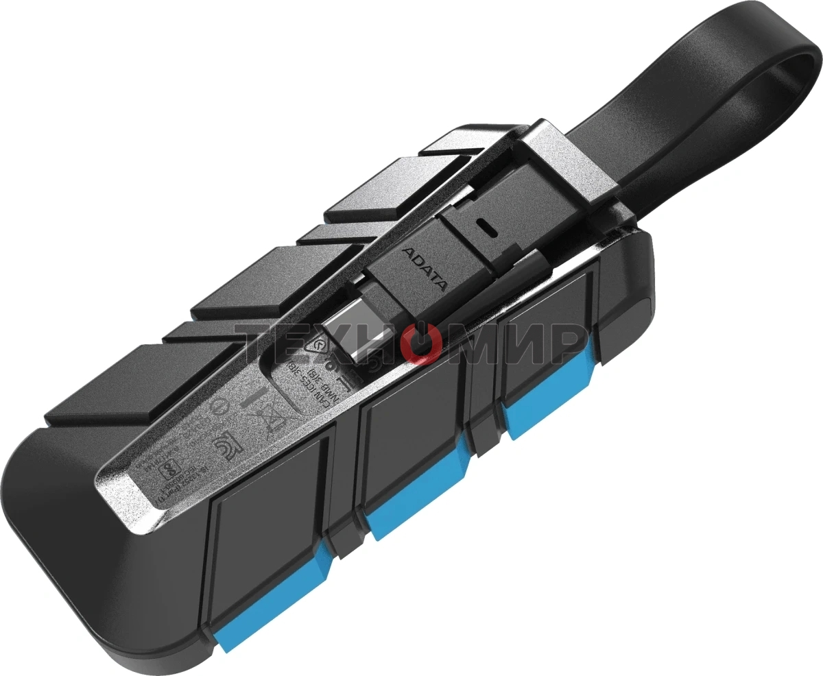 Внешний SSD ADATA SC740, 1TB, USB 3.2 Gen 2 Type-C, R/W 1050/1000, синий