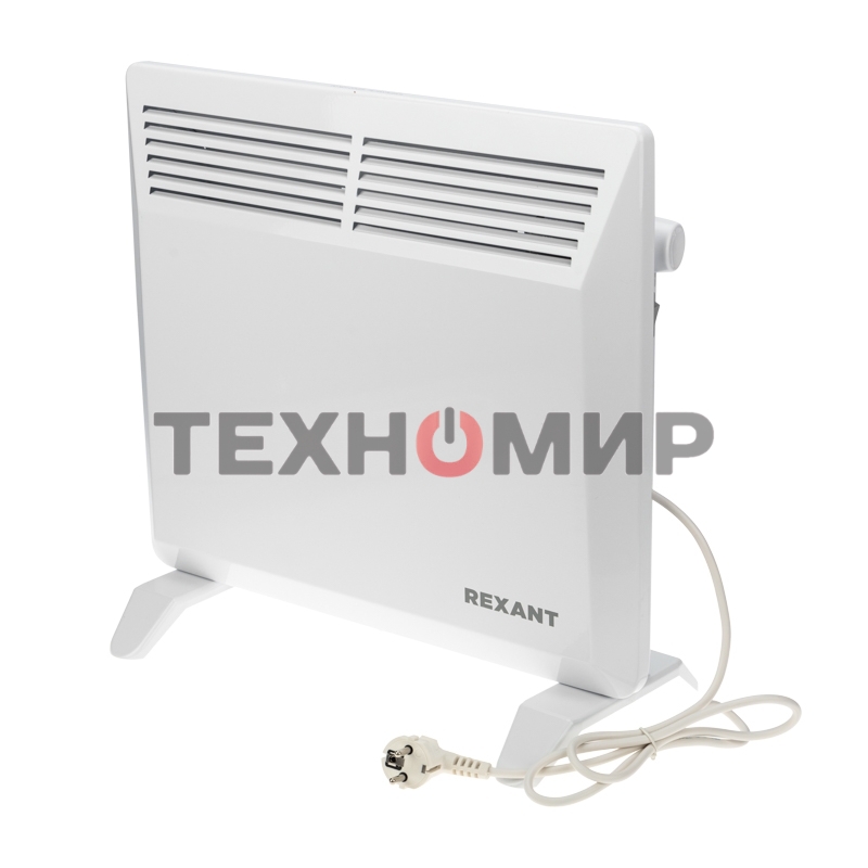 Конвектор электрический Rexant белый, 1000 Вт, 15 м2, термостат