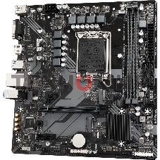 Материнская плата Gigabyte B760M H DDR4, LGA 1700, Intel B760, 2xDDR4, 4xSATA, 2xM.2, 1xPCIe 4.0 x16, 1xPCIe x1, 1xHDMI, 1xVGA, 1x 1Gb LAN, 2xUSB 2.0, 4xUSB 3.2 Gen 1, 3x3.5 мм, 7.1, Micro ATX
