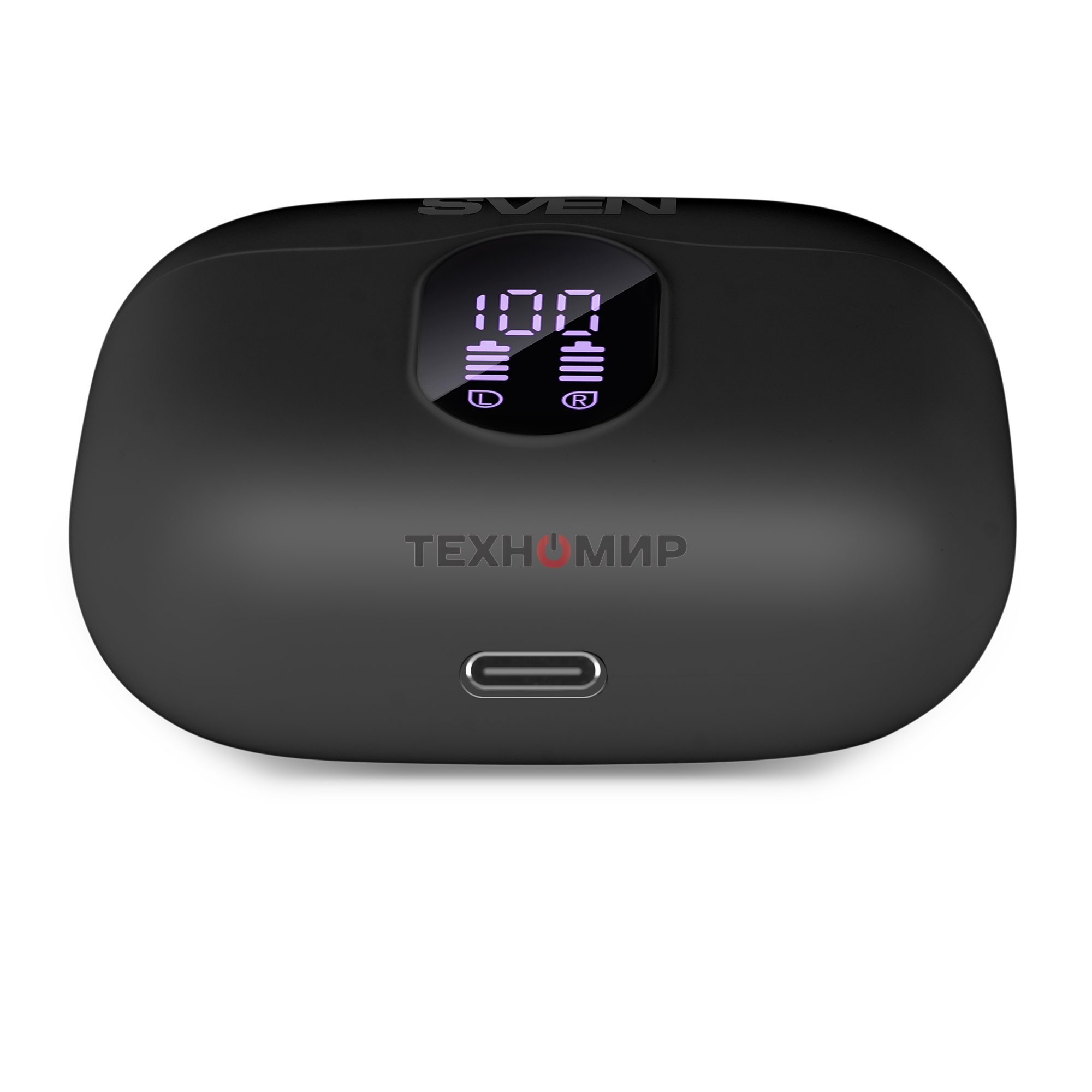 Беспроводные внутриканальные наушники с микрофоном Sven E-315B, черный (Bluetooth, TWS, ANC, ENC, APP)