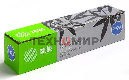 Картридж лазерный Cactus CS-P92A черный (2000 стр.) для Panasonic KX-MB263/KX-MB763/KX-MB773