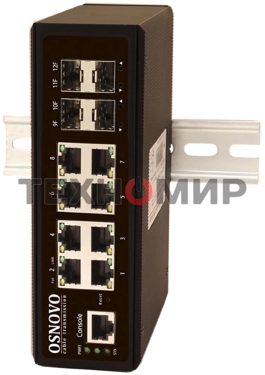 Коммутатор Osnovo SW-70804/IL неуправляемый