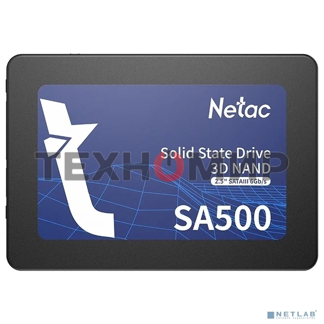 Накопитель SSD Netac SA500, 1Tb, SATA III, 2.5