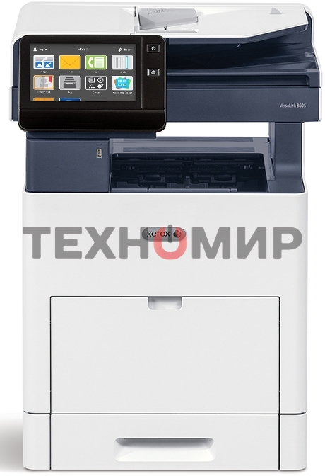 МФУ лазерное XEROX VersaLink B605V_S, A4, ч/б, печ. до 55 стр/мин., скан. до 55 стр/мин., 1200 x 1200 dpi (печать) 600x600dpi (скан.), USB, Ethernet
