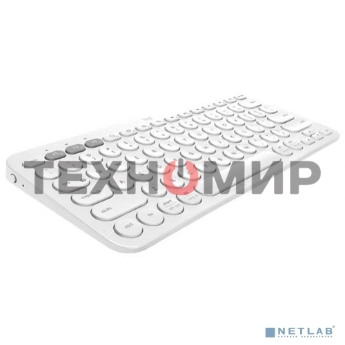 Клавиатура беспроводная Logitech K380, Bluetooth, белый