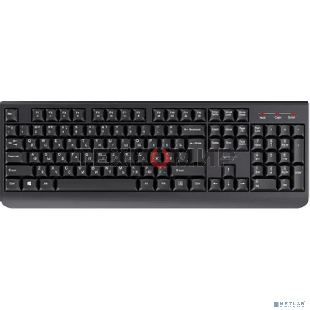 Комплект клавиатура+мышь Acer OCC401 беспроводной, USB, 1600 DPI, чёрный