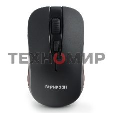 Мышь беспроводная Гарнизон GMW-420 черный, 1600 dpi, радиоканал, USB, кнопки - 4