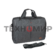 Сумка для ноутбука ExeGate BusinessPro EСС-012 Black, water resistant, черная, водоотталкивающий полиэстер, 15.6