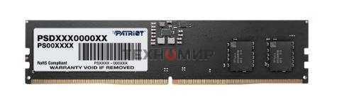 Оперативная память Patriot Signature, DDR5, 32GB (1x32 GB), 5600 MHz, CL46, DIMM