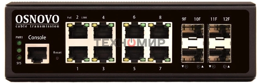 Коммутатор Osnovo SW-70804/IL неуправляемый