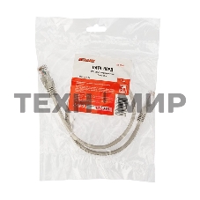 Пaтч-корд U/UTP Rexant, cat.5e, RJ45-RJ45, неэкранированный, LSZH серый, 0,5м