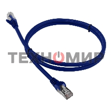 Патч-корд LANMASTER LSZH FTP cat.6, 0.5 м, синий