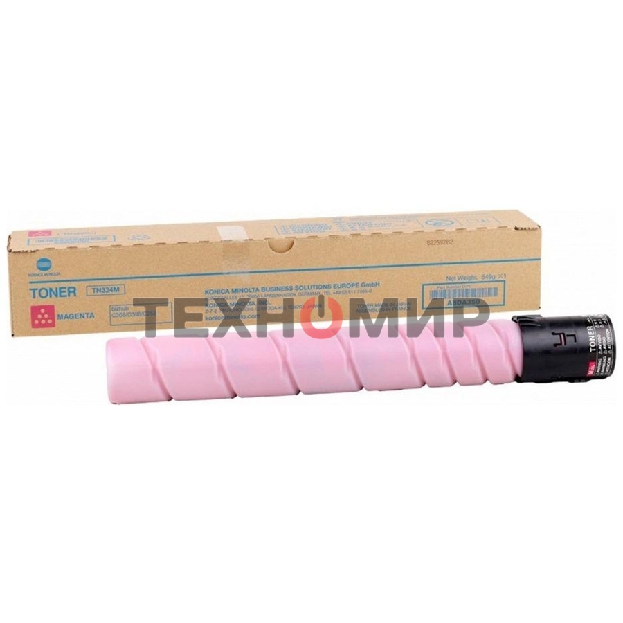 Тонер-картридж Konica-Minolta bizhub C308/C368 красный TN-324M