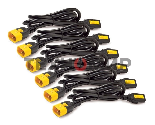 Кабель Патч-корд APC AP8704S-WW C14-C13 1.22м черный ПВХ (уп.:6шт)