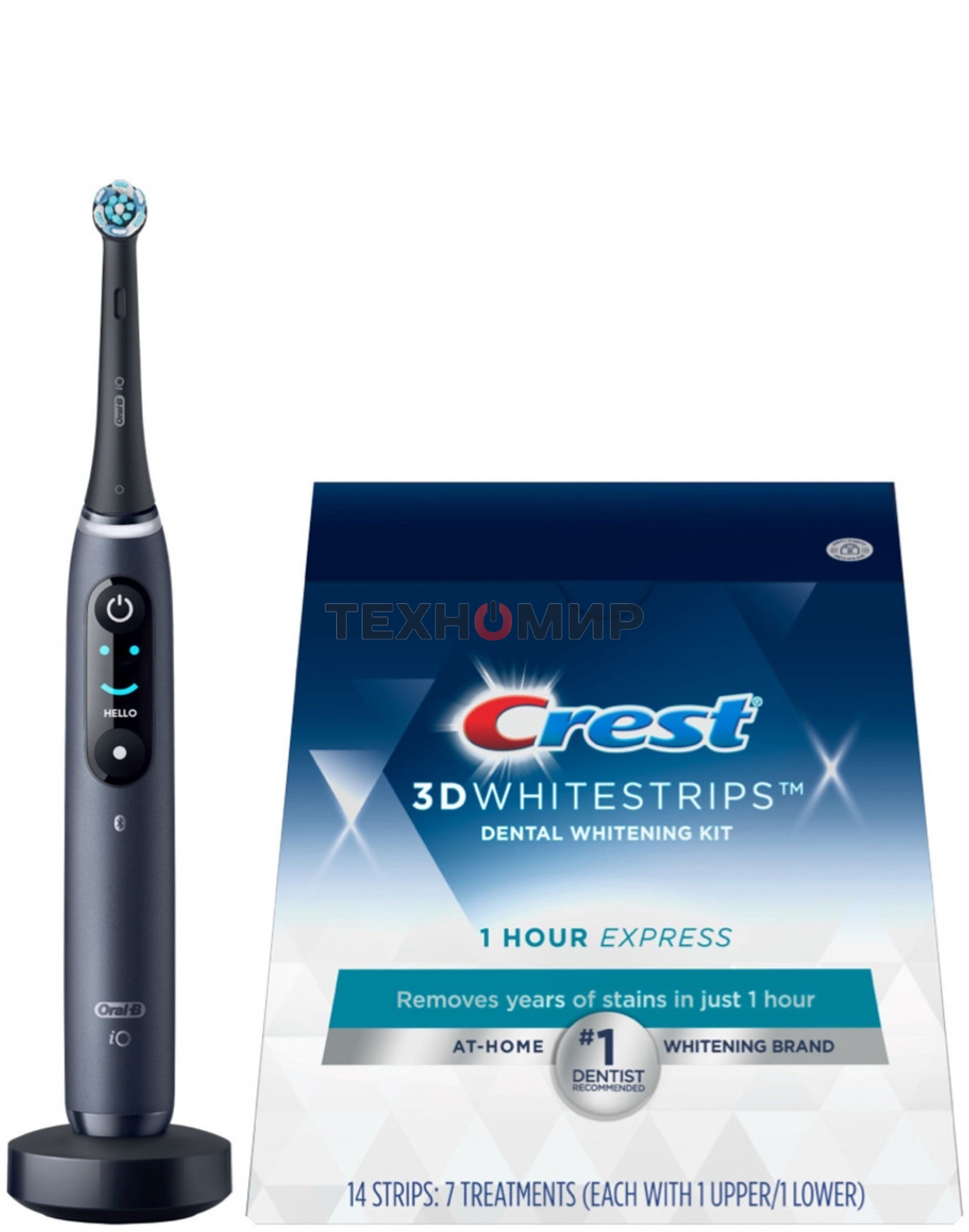 Электрическая зубная щетка Oral-B Vitality iO Series 8 черный