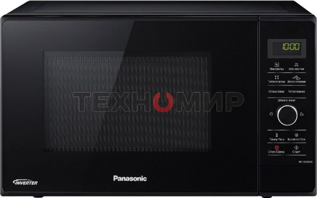 Микроволновая печь Panasonic NN-SD36HBZPE черный, 23 л, 1000 Вт, переключатели - сенсор, поворотный механизм