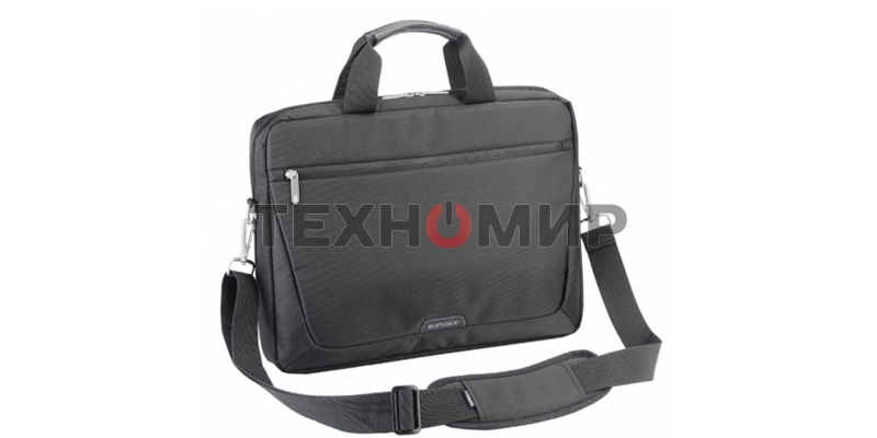 Сумки для ноутбуков Сумка SUMDEX PON-111BK нейлон, черная до 15,6