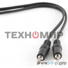Кабель аудио Cablexpert CCA-404-2M, Jack3.5 - Jack3.5, 2м