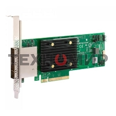 Адаптер SAS 9500-16e SGL (05-50075-00) PCIe Gen4 x8 LP, Tri-Mode SAS/SATA/NVMe 12G HBA, 16port(4*ext SFF8644), 3816 IOC