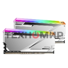 Оперативная память NETAC, DDR5, 32GB (2x16 GB), 7600 MHz, CL36, DIMM, ECC, радиатор, RGB, серебристый