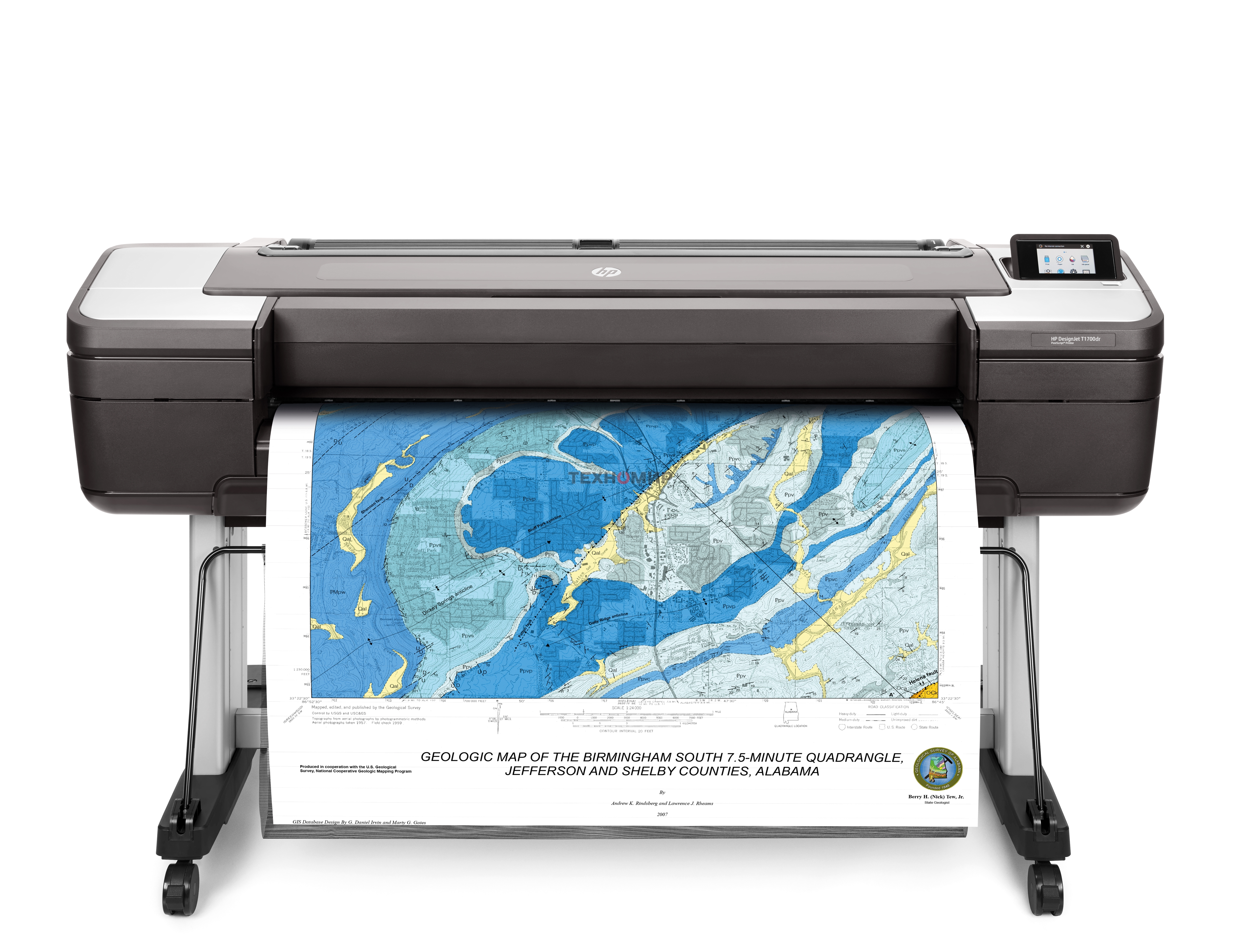 Плоттер HP DesignJet T1700 44-in PostScript Printer