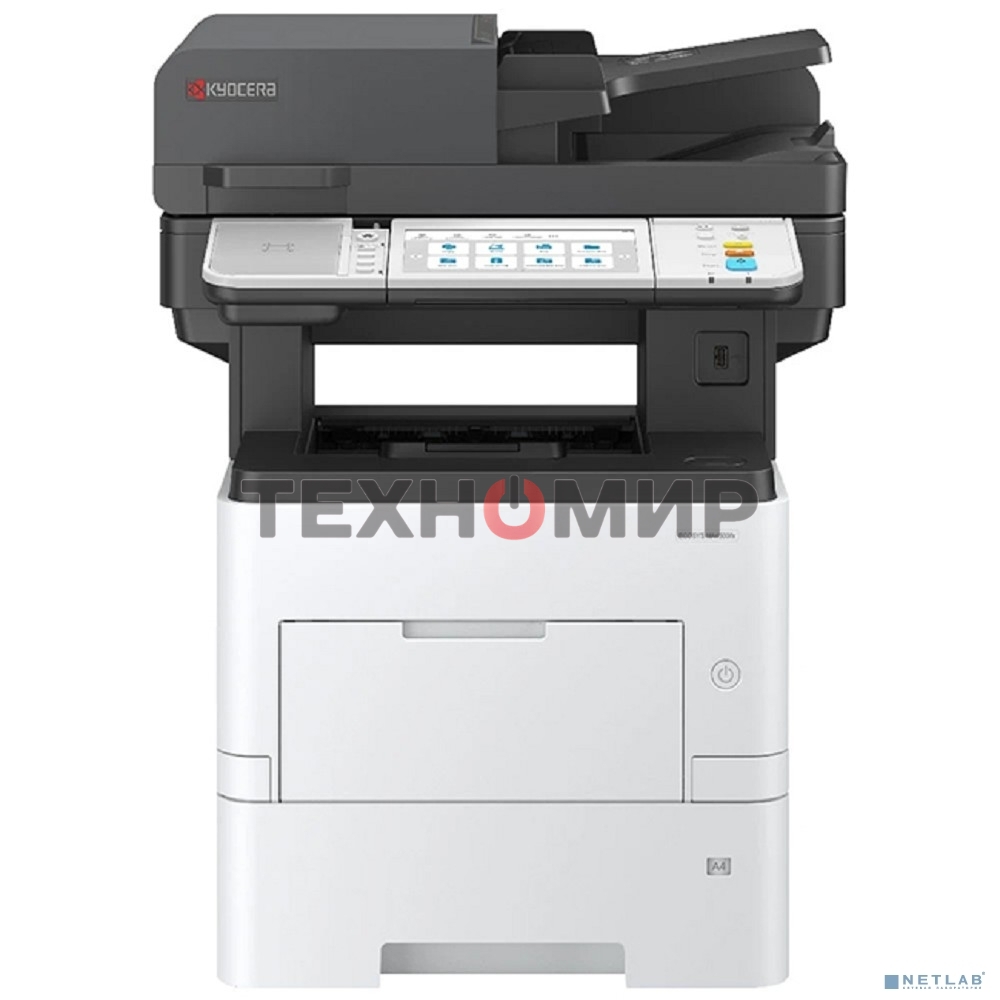 МФУ лазерное KyoceraECOSYS MA4500ifx (110C103NL0), A4, ч/б, печ. до 45 стр/мин., скан. до 60 стр/мин. (ч/б) 40 стр/мин. (цвет), 1200 x 1200 dpi (печать) 600x600dpi (скан.), USB, RJ-45, Air Print, Mopria