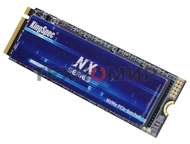 Накопитель SSD KingSpec NX-2Tb, 2000Gb, PCIe 3.0 x4, M.2 2280, NVMe, R/W 3400/3100