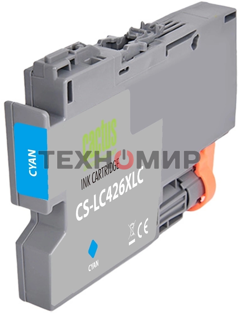 Картридж струйный Cactus CS-LC426XLC голубой (54 мл) для Brother MFC-J4335DW/J4340DW/J4535DW/J4540DW