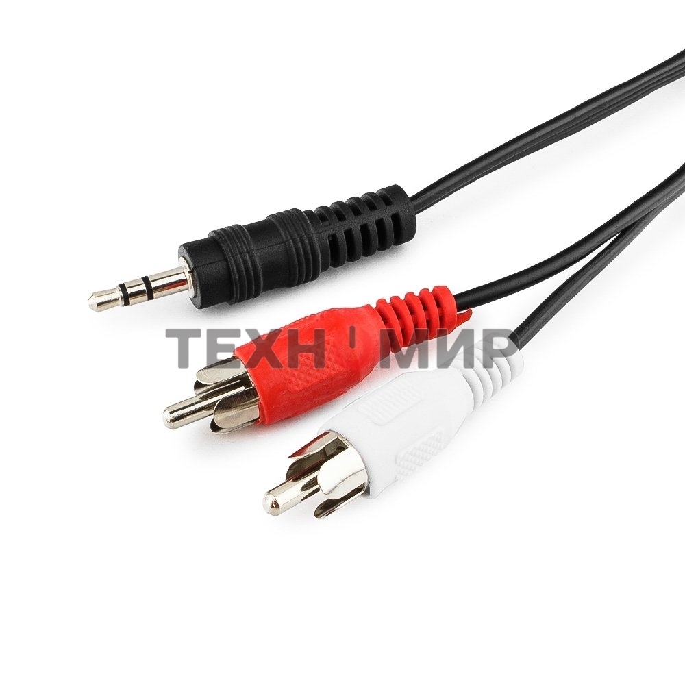 Кабель аудио Gembird/Cablexpert Jack3.5/2xRCA, 2.5м