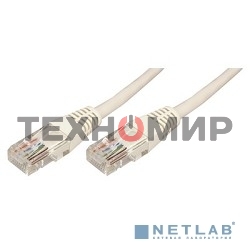 Коммутационный шнур Rexant Патч-корд UTP 5e кат. литой 15М серый