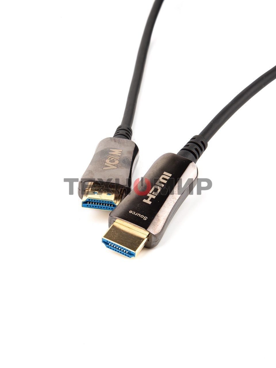Активный оптический кабель HDMI 19M/M,ver. 2.0, 4K@60 Hz 80m VCOM