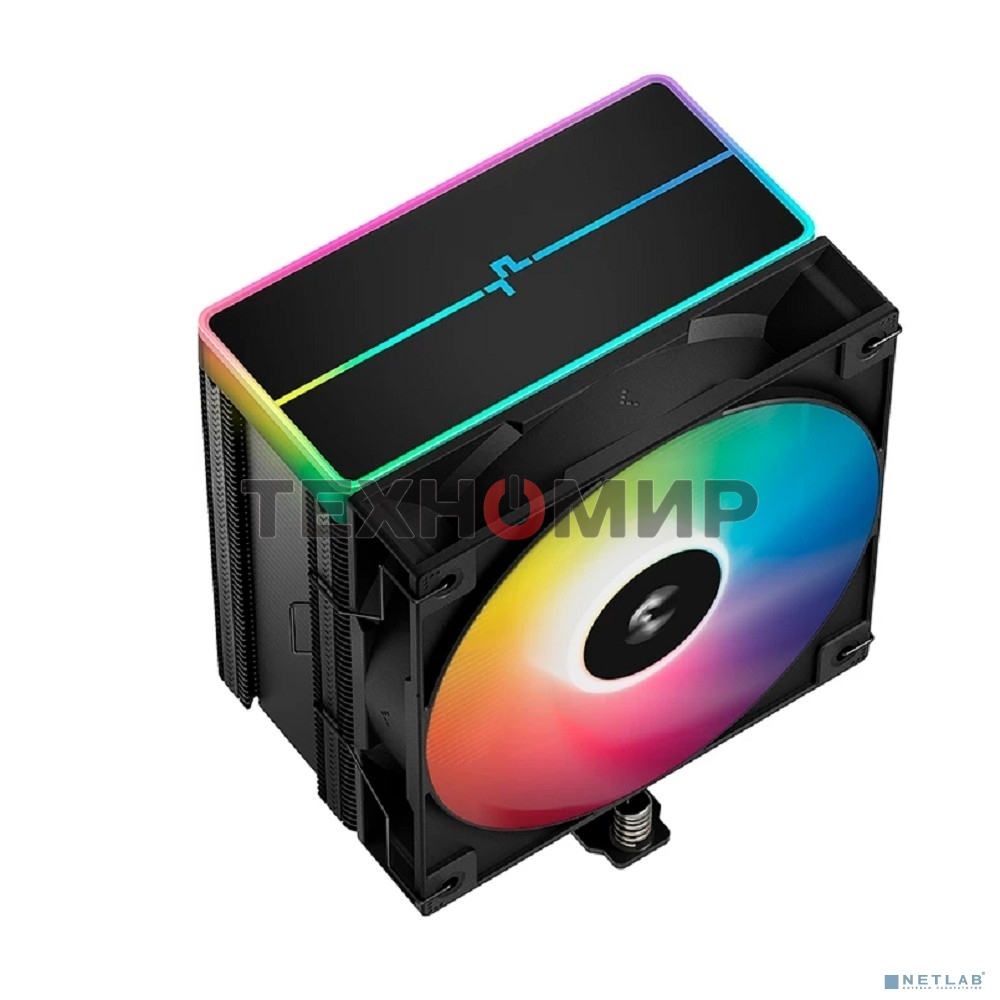 Кулер для процессора DEEPCOOL AG500 BK ARGb V2 черный 120мм алюминий+медь 1900rpm 29.4db 40pin 240W 160мм