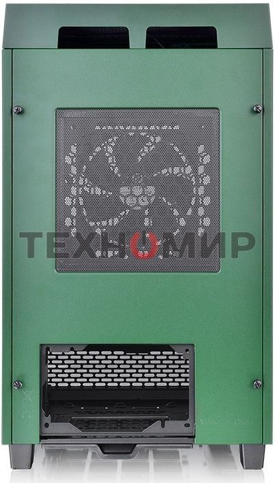 Компьютерный корпус Thermaltake The Tower 100 Racing Green без БП miniITX 1x120мм 3x140мм 2xUSB 3.0 audio bott PSU