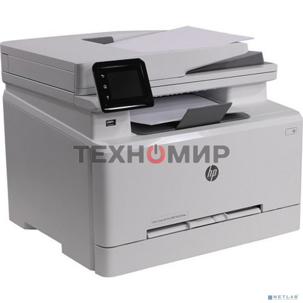 МФУ лазерное HP Color LaserJet Pro M283fdw (7KW75A), A4, цветной, печ. до 21 стр/мин., скан. до 26 стр/мин. (ч/б) 22 стр/мин. (цвет), 600 x 600 dpi (печать) 300x300dpi (скан), USB, RJ-45, Wi-Fi, Air Print, Mopria