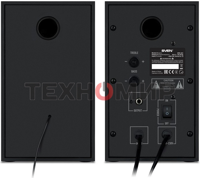 Акустическая система SVEN АС SPS-621, черный (28 Вт, Bluetooth)