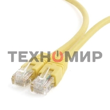 Патч-корд UTP Cablexpert cat.6, 1м, литой, многожильный, желтый